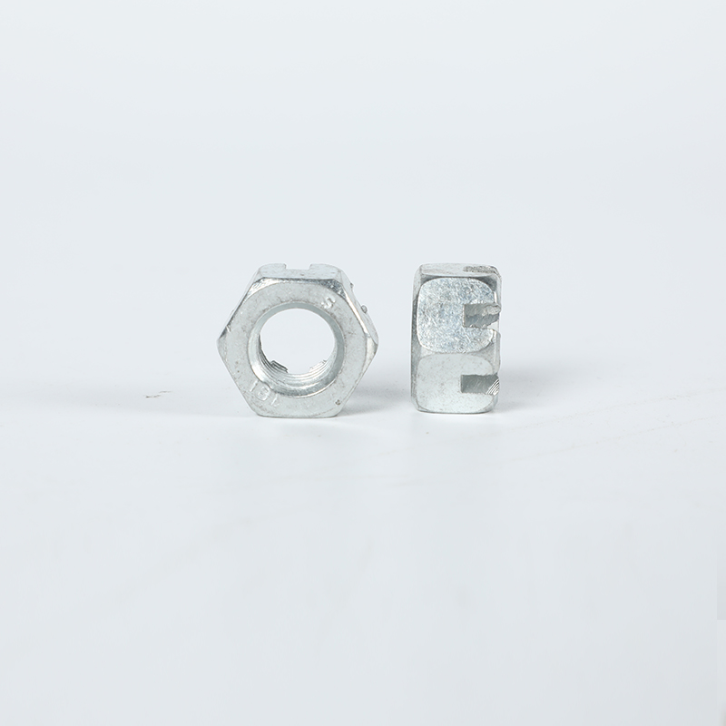 Galvanized Slotted Nut GB6178